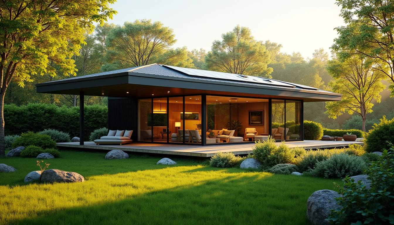L'art de vivre dans une maison écologique et moderne