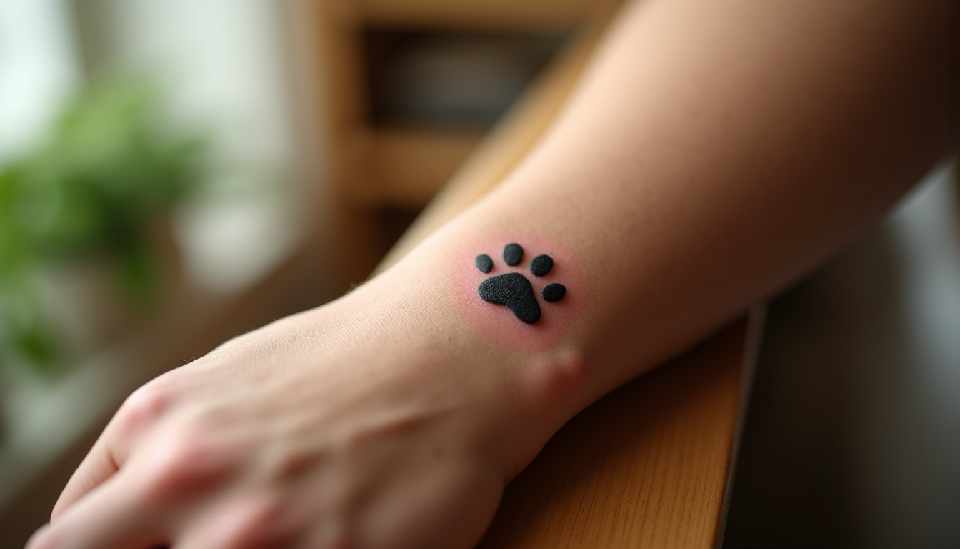 Tatouage de chat, Signification tatouage, Empreinte de patte, Symbole félin